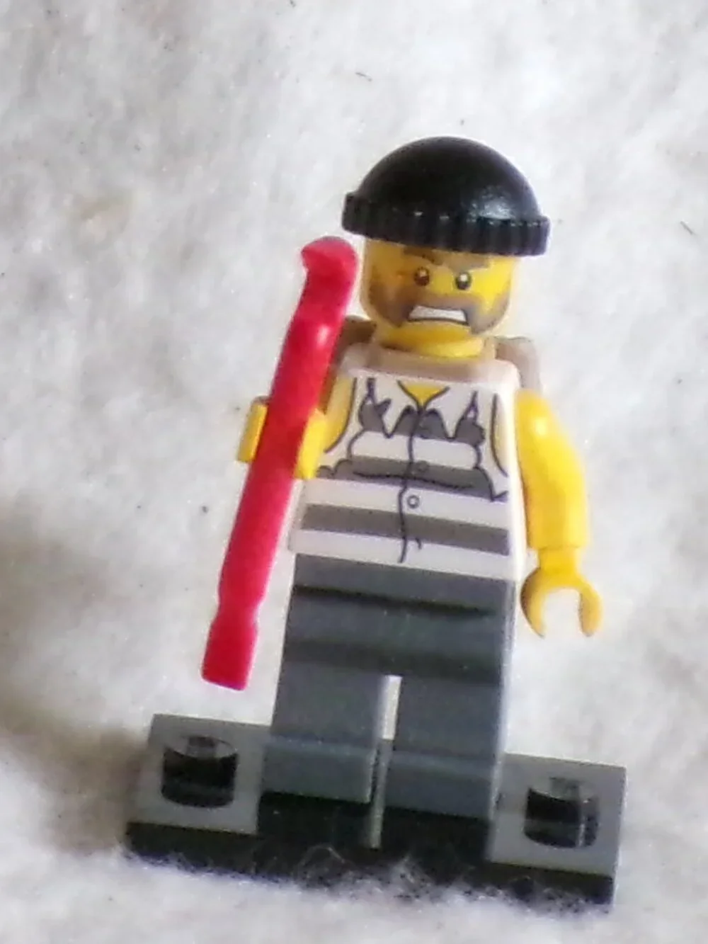 lego crook minifigure city Police Bandit Prisoner Swamp Cty0448 Backpack